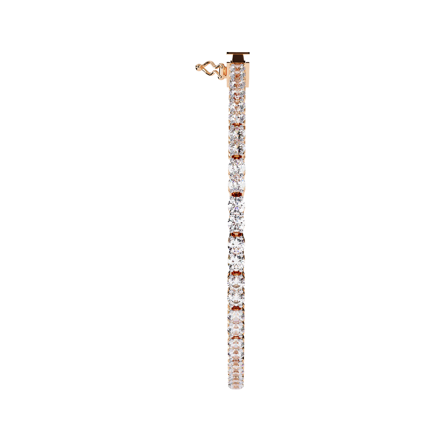 Classic Lab Grown Diamond Tennis Bracelet | Round Cut Sustainable Diamond Bracelet - Lustraa’s Tennis Bracelet