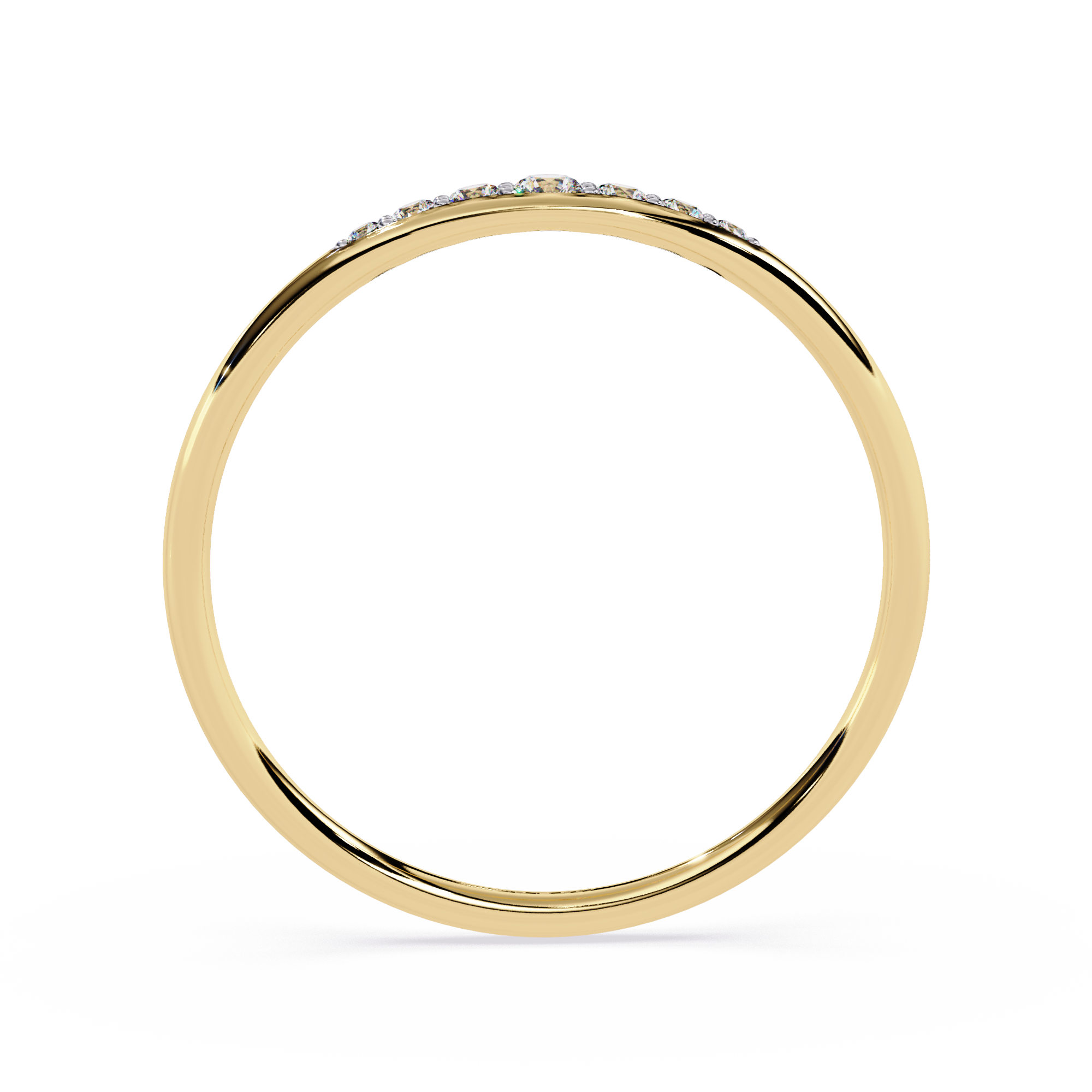 Sleek Lab Grown Tapered Elegant Minimalist Stacking Band – Lustraa’s Minimalist Ring