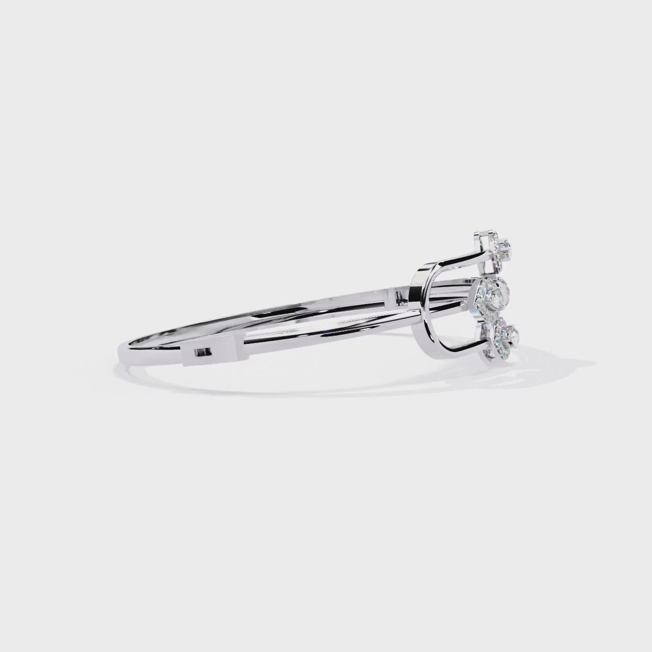 Pear Cut Lab Grown Diamond Bangle Bracelet – Sustainable Designer Jewelry – Lustraa’s Diamond Bracelet