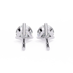 Round Diamond Stud Earrings – Lab Grown Brilliant Cut 3-Prong Setting, 2.57 Carat Diamond Studs– Lustraa’s Studded Earrings