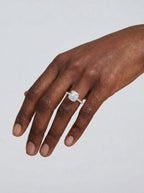 2 Carat Lab Grown Cushion Cut Diamond Infinity Twist Ring