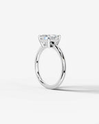 2 Carat Lab Grown Asscher Cut Diamond Ring