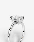 2 Carat Lab Grown Elongated Cushion Diamond Ring