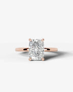 2 Carat Lab Grown Square Cushion Diamond Ring