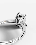 2 Carat Lab Grown Elongated Cushion Diamond Ring