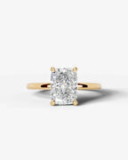 2 Carat Lab Grown Square Cushion Diamond Ring