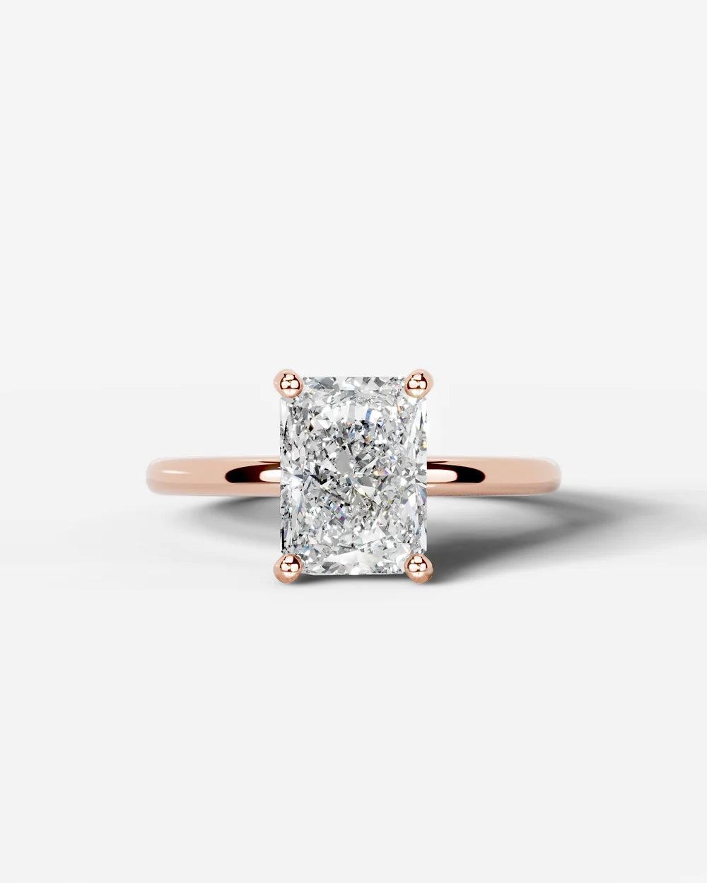 2 Carat Lab Grown Elongated Radiant Diamond Ring
