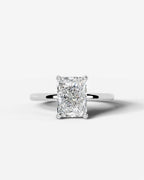 2 Carat Lab Grown Elongated Radiant Diamond Ring