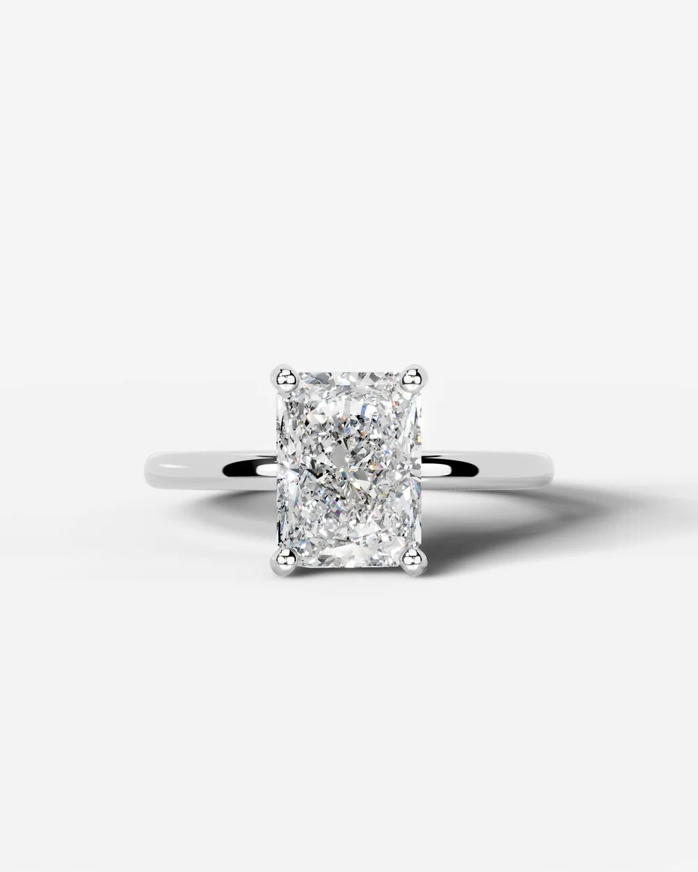 2 Carat Lab Grown Elongated Radiant Diamond Ring