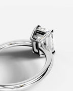2 Carat Lab Grown Elongated Radiant Diamond Ring