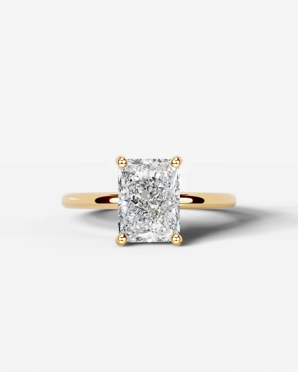 2 Carat Lab Grown Elongated Radiant Diamond Ring