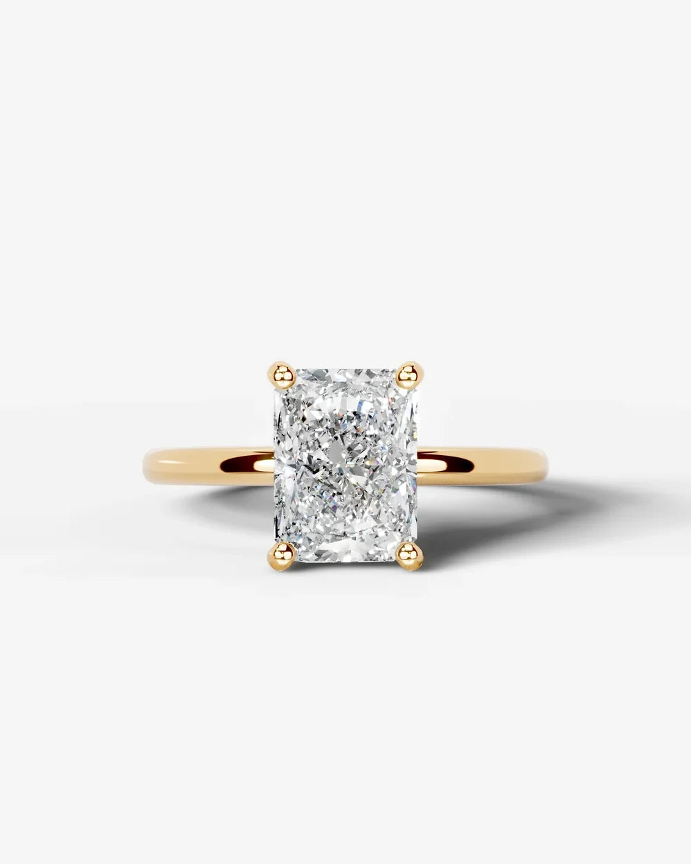 2 Carat Lab Grown Elongated Radiant Diamond Ring