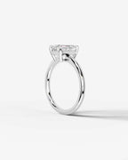 2 Carat Lab Grown Emerald Cut Diamond Ring