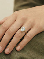 2 Carat Lab Grown Oval Diamond Ring