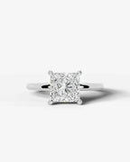 2 Carat Lab Grown Princess Diamond Ring
