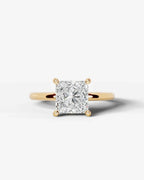 2 Carat Lab Grown Princess Diamond Ring