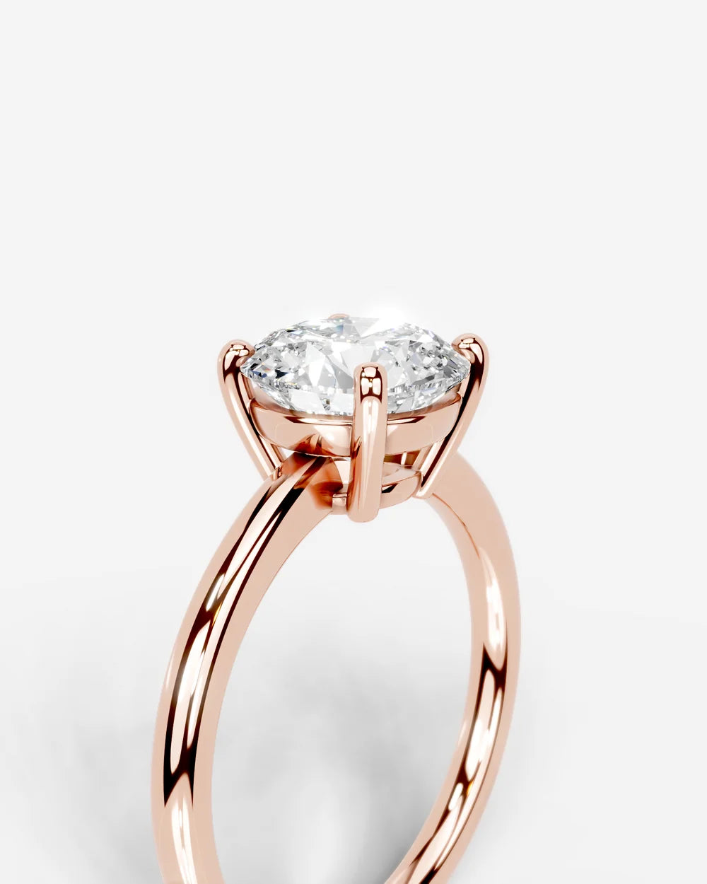 2 Carat Lab Grown Round Diamond Ring