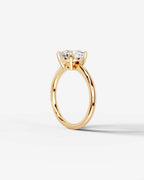 2 Carat Lab Grown Round Diamond Ring