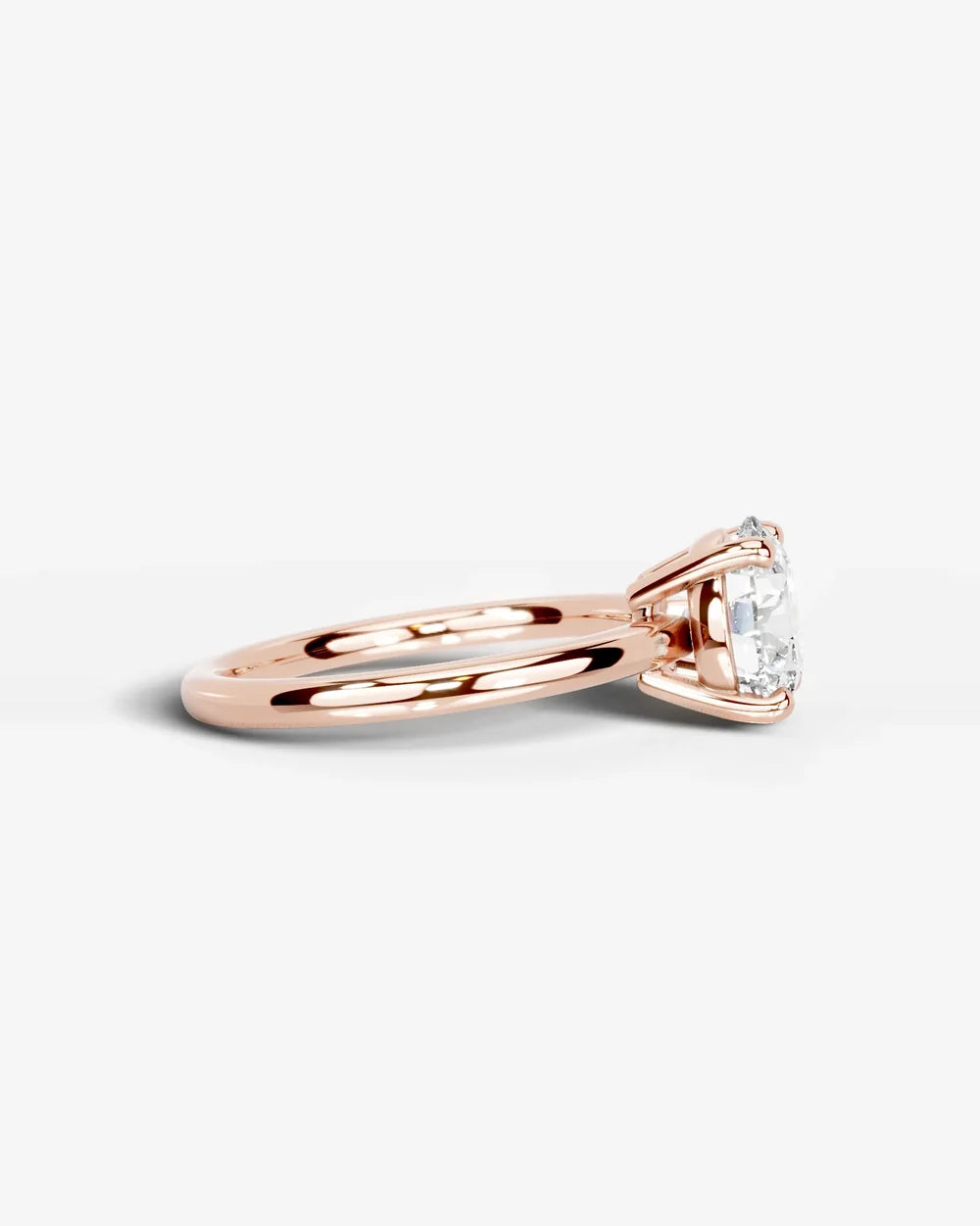 2 Carat Lab Grown Round Diamond Ring