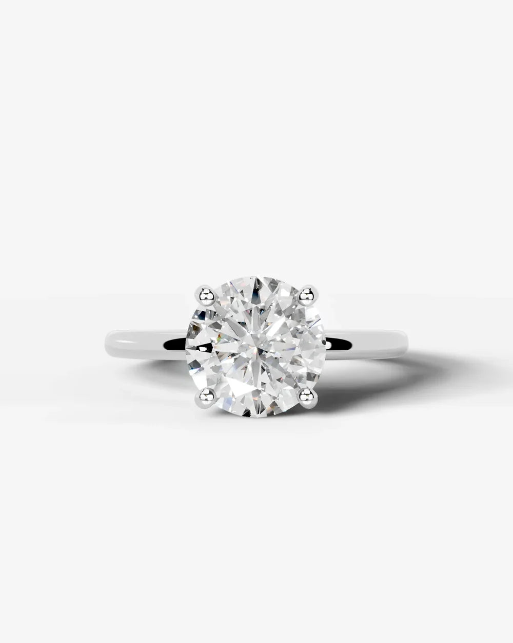 2 Carat Lab Grown Round Diamond Ring