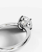 2 Carat Lab Grown Round Diamond Ring