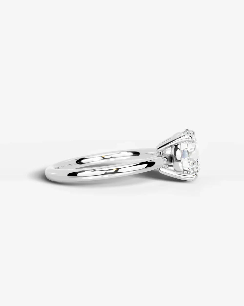 2 Carat Lab Grown Round Diamond Ring