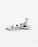 2 Carat Lab Grown Diamond Marquise Cut Tapered Sidestone Engagement Ring