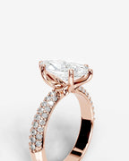 2 Carat Lab Grown Diamond Signature Marquise Ring