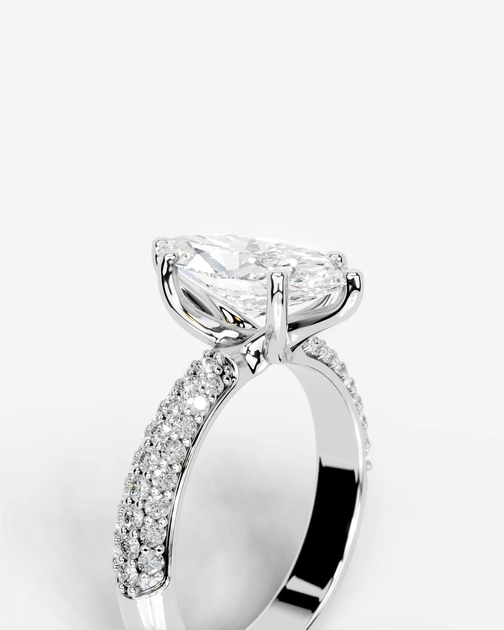 2 Carat Lab Grown Diamond Signature Marquise Ring