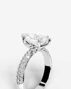 2 Carat Lab Grown Diamond Signature Marquise Ring
