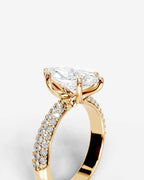 2 Carat Lab Grown Diamond Signature Marquise Ring