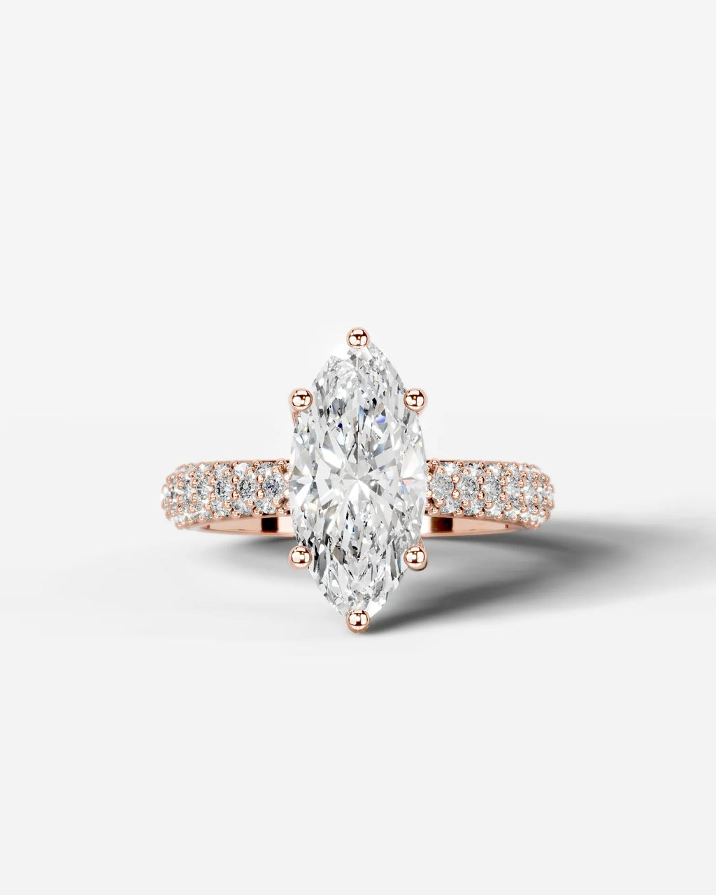 2 Carat Lab Grown Diamond Signature Marquise Ring