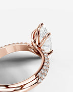 2 Carat Lab Grown Diamond Signature Marquise Ring