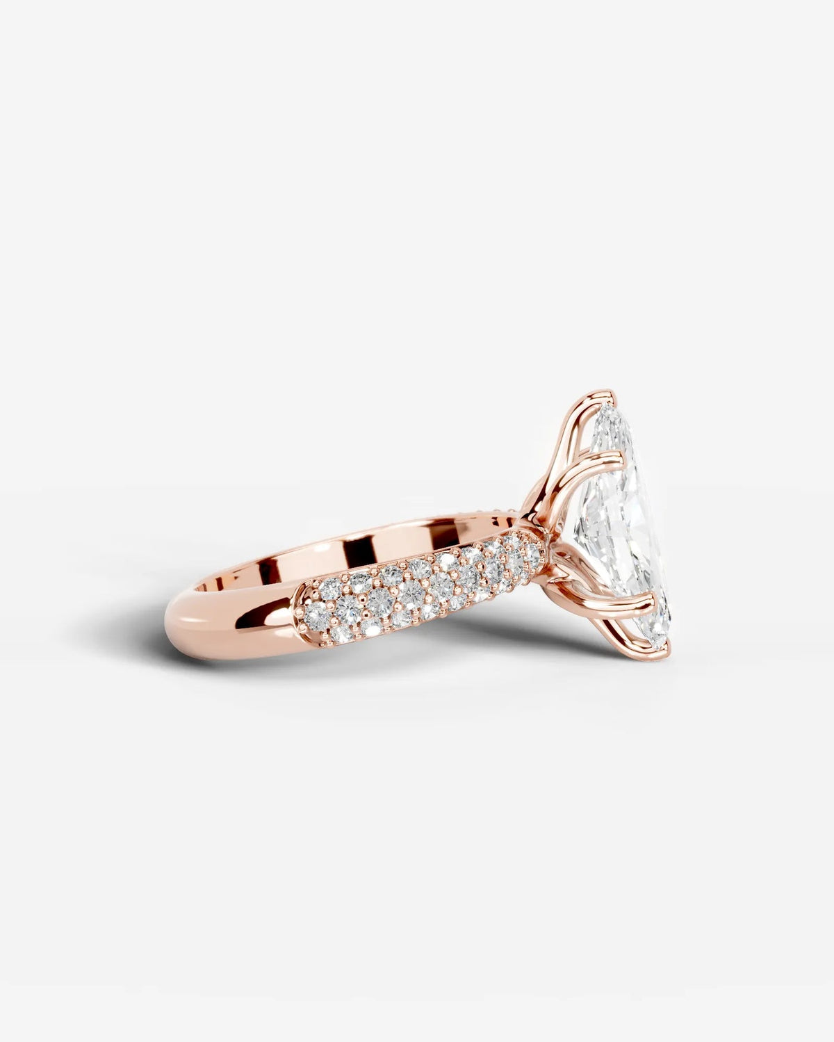 2 Carat Lab Grown Diamond Signature Marquise Ring