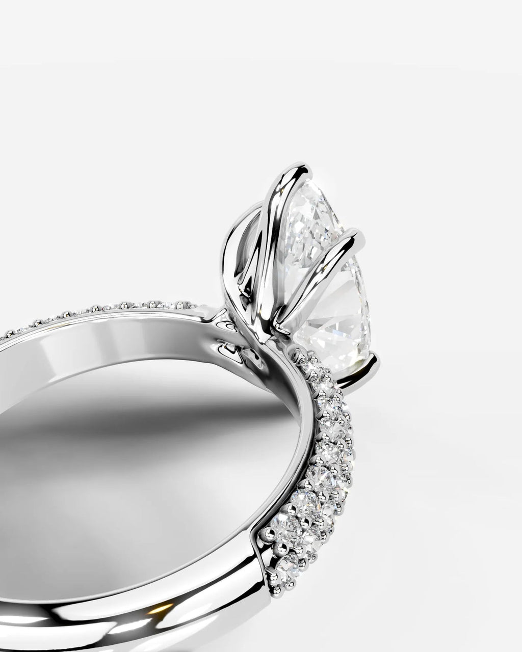 2 Carat Lab Grown Diamond Signature Marquise Ring