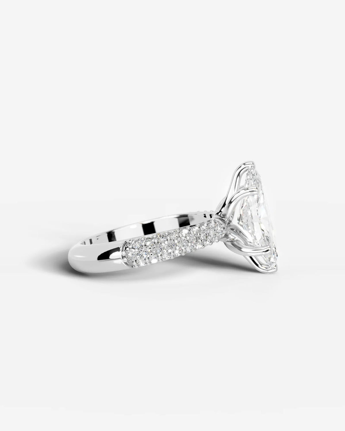 2 Carat Lab Grown Diamond Signature Marquise Ring