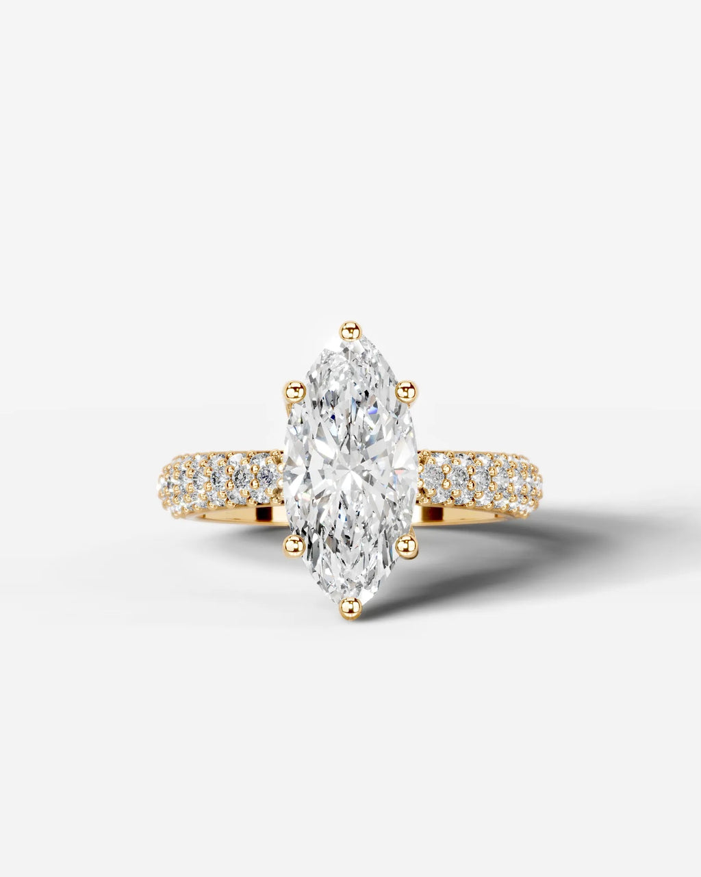 2 Carat Lab Grown Diamond Signature Marquise Ring