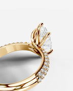 2 Carat Lab Grown Diamond Signature Marquise Ring
