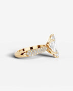 2 Carat Lab Grown Diamond Signature Marquise Ring