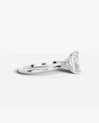 2 Carat Lab Grown Diamond Celestia Elongated Radiant Cut Sidestone Engagement Ring