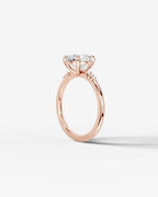 2 Carat Lab Grown Round Cut Diamond Solitaire Ring