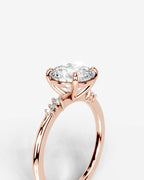 2 Carat Lab Grown Round Cut Diamond Solitaire Ring