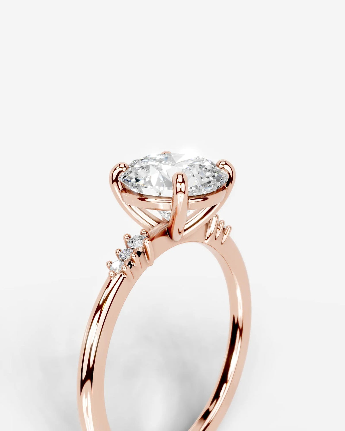 2 Carat Lab Grown Round Cut Diamond Solitaire Ring