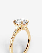 2 Carat Lab Grown Round Cut Diamond Solitaire Ring