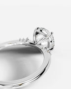 2 Carat Lab Grown Round Cut Diamond Solitaire Ring