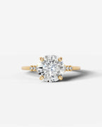 2 Carat Lab Grown Round Cut Diamond Solitaire Ring