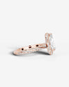 2 Carat Lab Grown Oval Cut Diamond Double Halo Ring