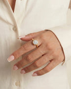 2 Carat Lab Grown Round Cut Diamond Bezel Set Solitaire Ring