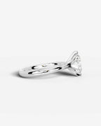 2 Carat Lab Grown Round Cut Diamond Six-Prong Solitaire Ring