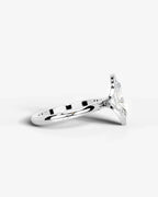 2 Carat Lab Grown Marquise Diamond Split Bezel Solitaire Ring
